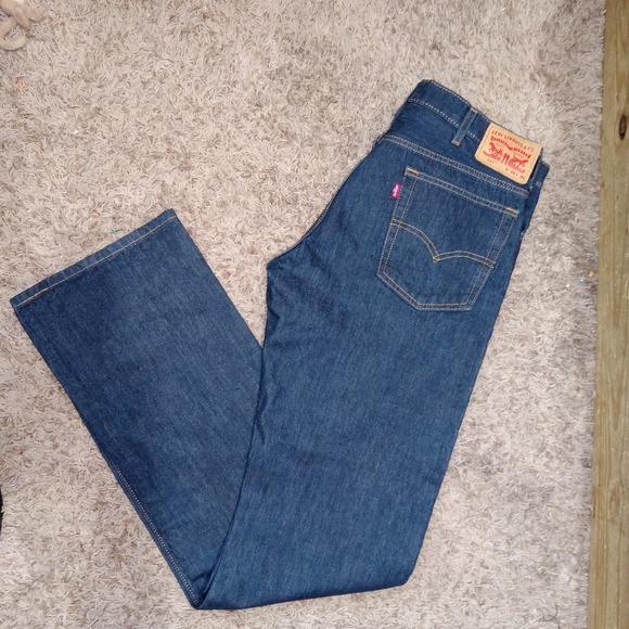NWOT Never Worn Levi’s Men’s 517 Bootcut 34x36 Indigo Denim Jeans - Picture 1 of 10